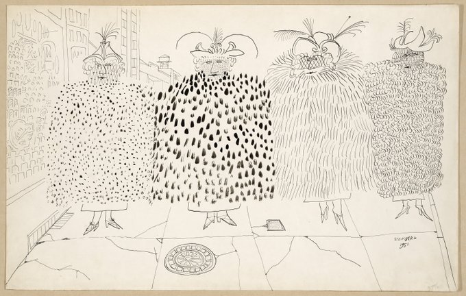 Ilustración de Saul Steinberg Ilustración de Saul Steinberg