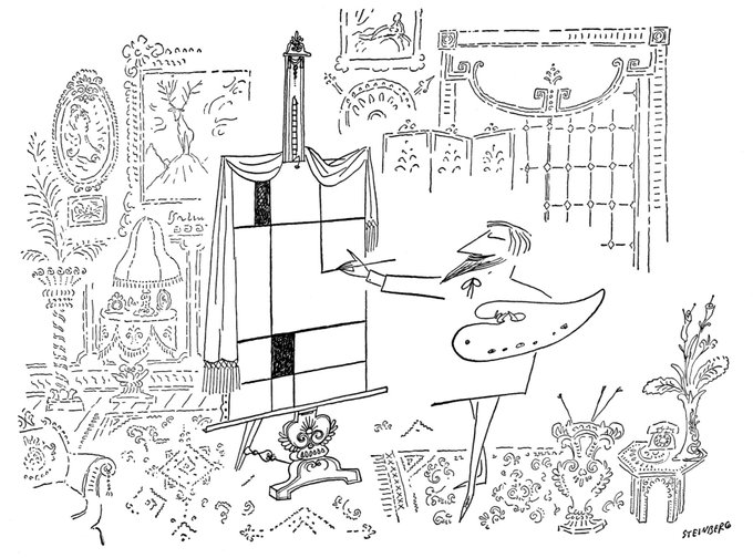 Ilustración de Saul Steinberg Ilustración de Saul Steinberg